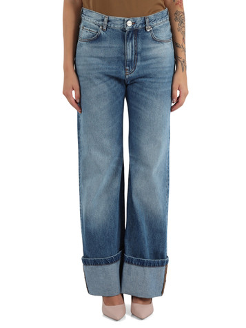 BLU | Pantalone jeans WANDA Wide Leg Turn-Up BLU | Pantalone jeans WANDA Wide Leg Turn-Up