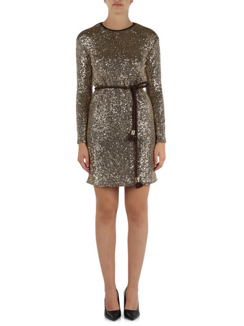 ORO | WEEKEND: Abito paillettato CACHI1234