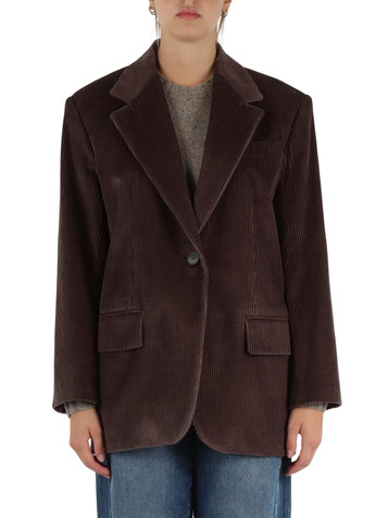 MARRONE | WEEKEND: Giacca in velluto a coste FORMIA