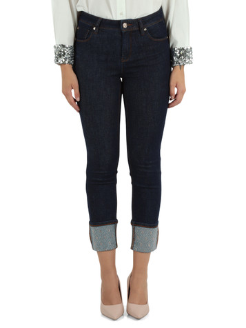 BLU | JEANS: Pantalone jeans cinque tasche KELLY skinny cropped BLU | JEANS: Pantalone jeans cinque tasche KELLY skinny cropped