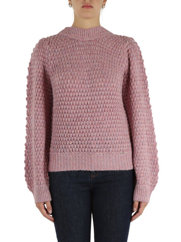 ROSA | JEANS: Maglia in misto lana con motivo decorativo ROSA | JEANS: Maglia in misto lana con motivo decorativo