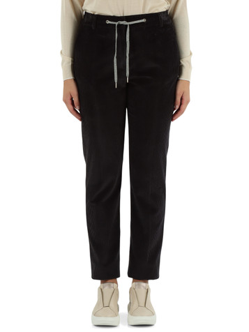 NERO | Pantalone jogger in velluto a coste NERO | Pantalone jogger in velluto a coste