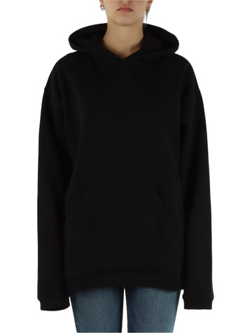 NERO | Maxi felpa con cappuccio e ricamo logo NERO | Maxi felpa con cappuccio e ricamo logo