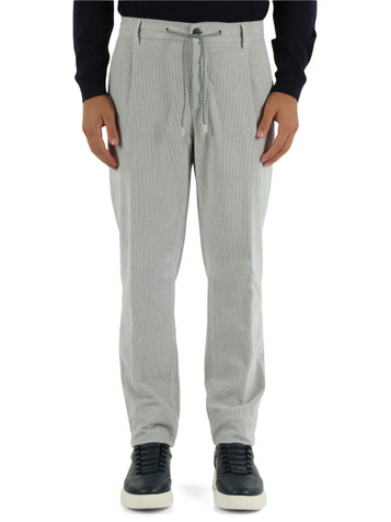 GRIGIO CHIARO | Pantaloni in velluto a costine
