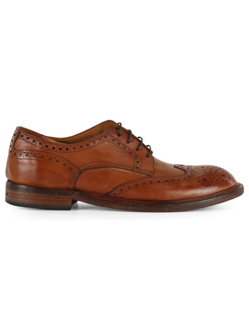 CUOIO | Derby brogue coda di rondine in pelle WORD