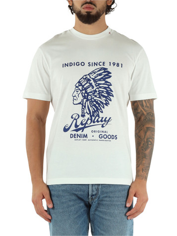 OFF WHITE | T-shirt in cotone con stampa frontale