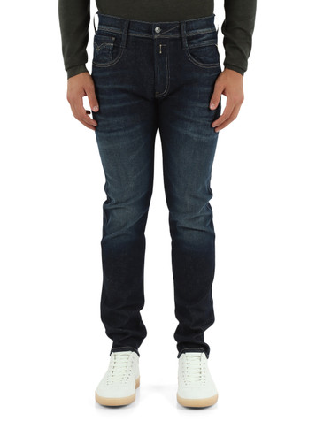 BLU SCURO | Pantaloni jeans cinque tasche ANBASS Hyperflex Slim fit BLU SCURO | Pantaloni jeans cinque tasche ANBASS Hyperflex Slim fit