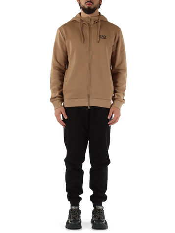 CAMMELLO | Tuta sportiva regular fit composta da felpa con cappuccio e pantaloni CAMMELLO | Tuta sportiva regular fit composta da felpa con cappuccio e pantaloni