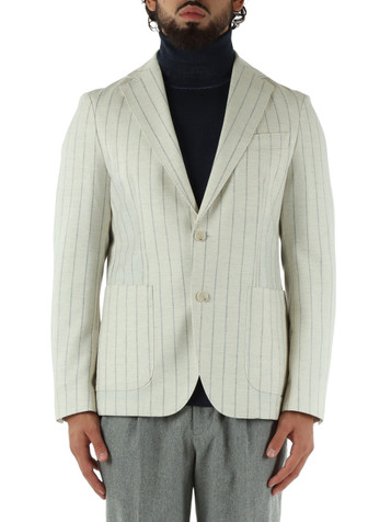 PANNA | Giacca slim fit in lana vergine Vitale Barberis Canonico