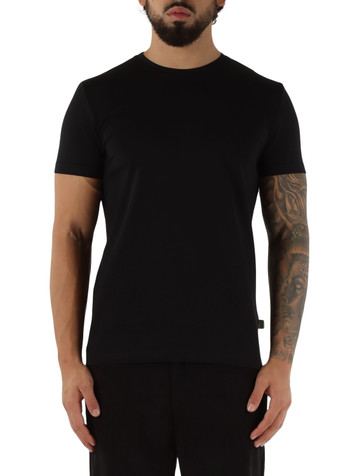 NERO | T-shirt in cotone stretch RINOCORTA