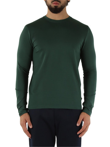 VERDE | T-shirt in cotone stretch RINOLUNGA