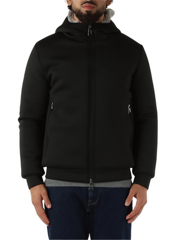 NERO | Giacca felpa LOS ANGELES in tessuto scuba