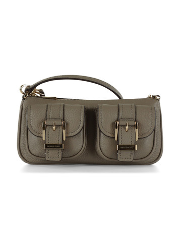 TORTORA | Borsa in pelle martellata ZOE Small TORTORA | Borsa in pelle martellata ZOE Small