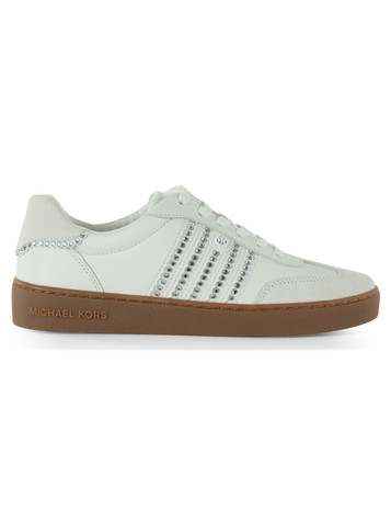 BIANCO | Sneakers in pelle e tessuto SCOTTY LACE UP