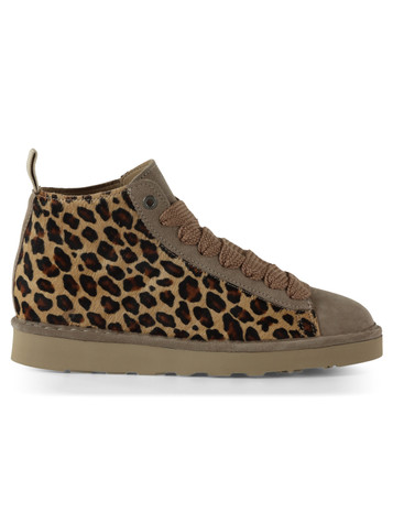 ANIMALIER | Stivaletti stringati P001 in suede e cavallino