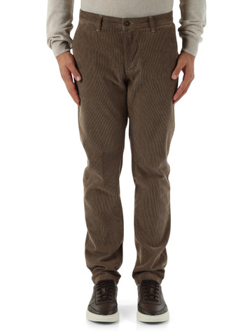 TORTORA | Pantalone VIENNA 126061 in velluto a costine TORTORA | Pantalone VIENNA 126061 in velluto a costine