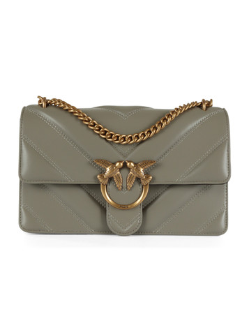 GREIGE | Borsa a tracolla in pelle LOVE ONE CLASSIC LIGHT DC.