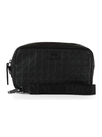 NERO | Beauty case in pelle con logo impresso NERO | Beauty case in pelle con logo impresso