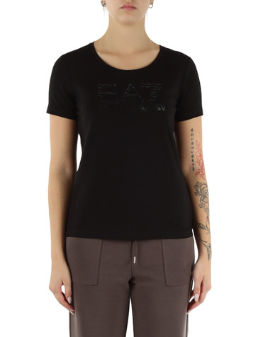 NERO | T-shirt slim fit in cotone stretch