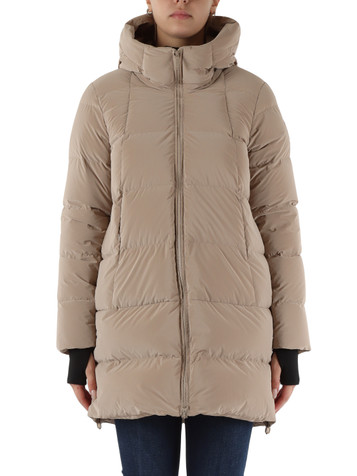 BEIGE | Piumino trapuntato STOCKHOLM con cappuccio