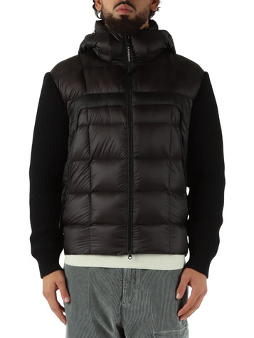 NERO | Piumino in tessuto DD-SHELL e lana