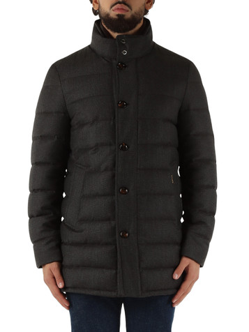 MARRONE | Piumino in lana vergine CALEGARI-FF