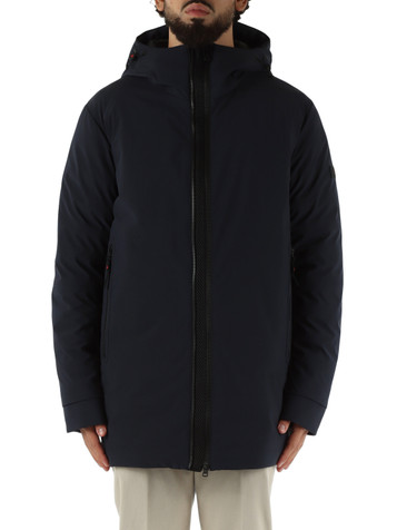 BLU SCURO | Giaccone in tessuto stretch METIDE SRT 01 Primaloft Insulation