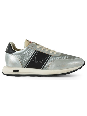 ARGENTO | Sneakers in pelle e tessuto TOUR LOW