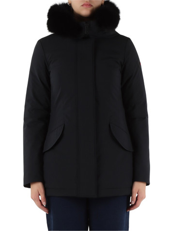 NERO | Piumino in tessuto stretch DONNET KL FUR