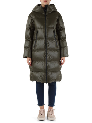 VERDE SCURO | Piumino lungo trapuntato SELECTRIC LKS 01