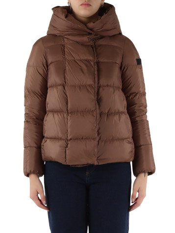 MARRONE | Piumino corto trapuntato TUCANO MQN 02