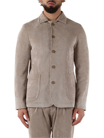 BEIGE | Blazer casual LOGAN in velluto a coste