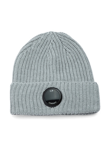 GRIGIO | Cappello in lana con logo frontale