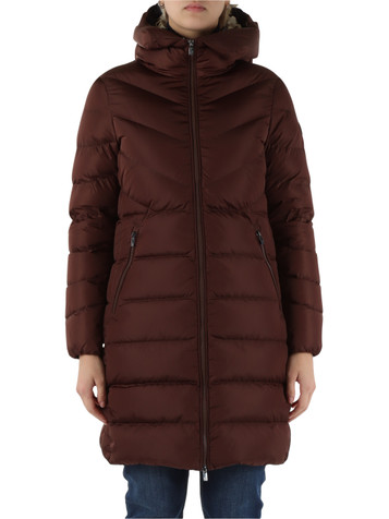 MARRONE | Piumino trapuntato REBECCA 800 Fill Power Technology