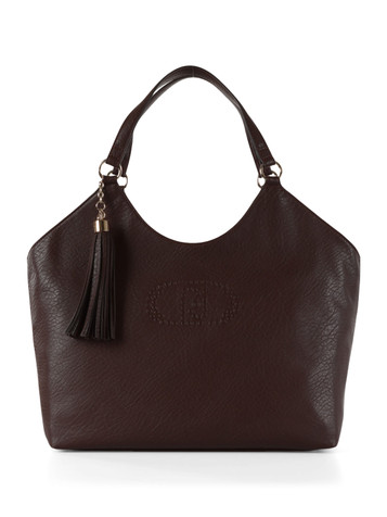 MARRONE | BETTER: Borsa a spalla SAMIANA Large