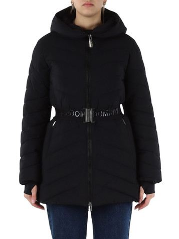 NERO | Giubbotto trapuntato FD W025 con cintura