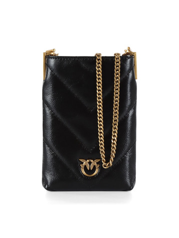 NERO | PHONE CASE in naplak chevron