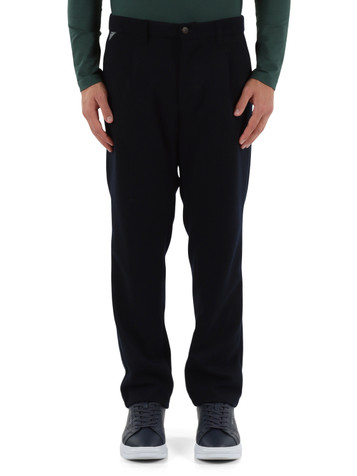 BLU SCURO | Pantalone in misto viscosa TRIADEG 126107