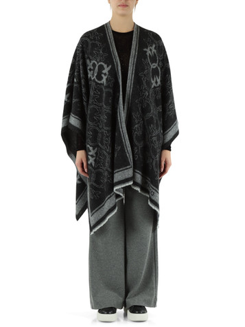 GRIGIO SCURO | Mantella in misto lana CROAZIA GRIGIO SCURO | Mantella in misto lana CROAZIA