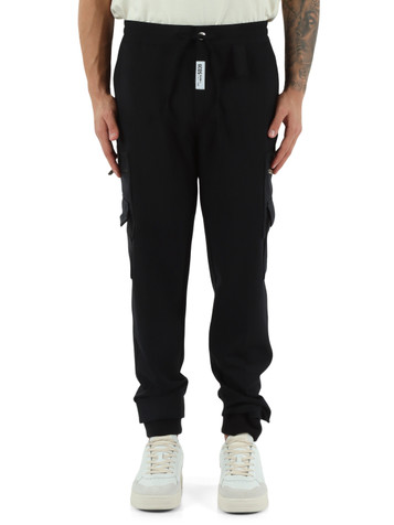 NERO | Pantalone cargo modello jogger NERO | Pantalone cargo modello jogger