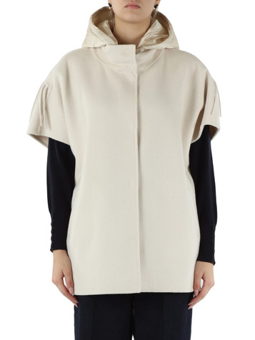 PANNA | Cappa in tessuto double di misto lana