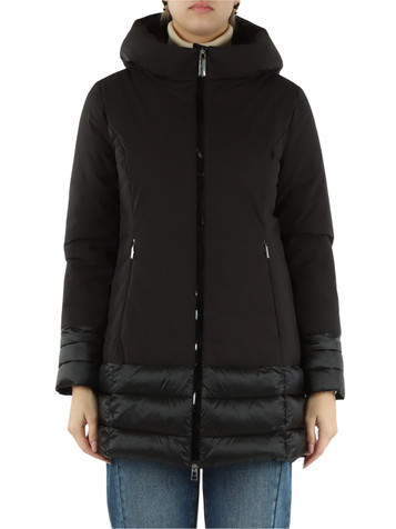 NERO | Giubbotto FD W049 con inserti trapuntati