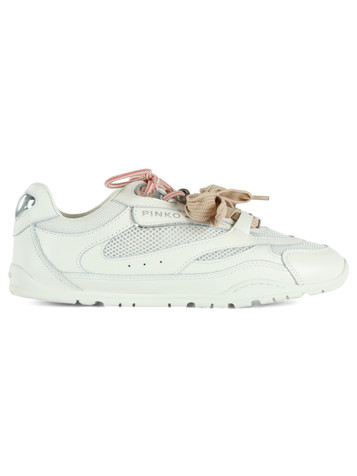 BIANCO | Sneakers in pelle e tessuto YULIA 01