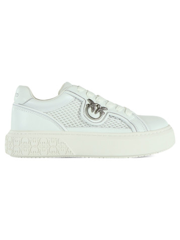 BIANCO | Sneakers in pelle e tessuto YOKO 33