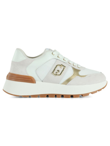 BIANCO | Sneakers in pelle e tessuto AMAZING 43 BIS