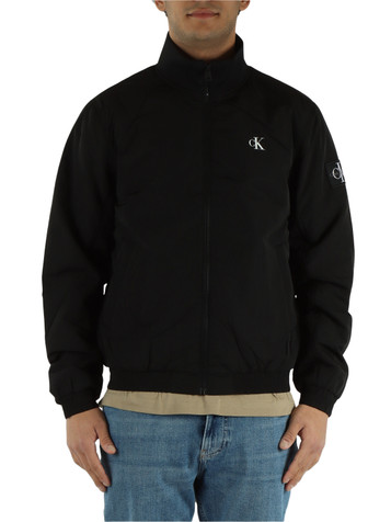 NERO | Giacca con imbottitura leggera e patch logo