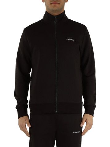 NERO | Felpa in misto cotone con zip