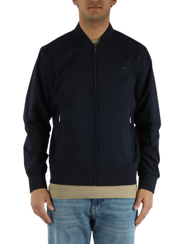 BLU SCURO | Bomber leggero in tessuto tecnico