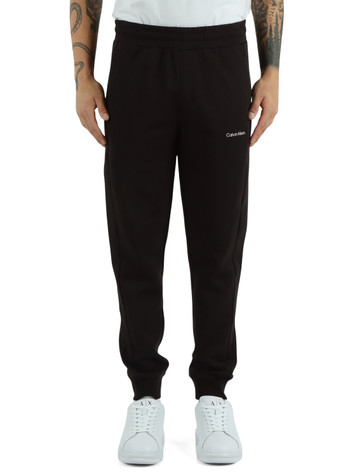 NERO | Pantalone sportivo in misto cotone con scritta logo