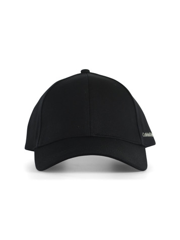 NERO | Cappello in cotone con scritta logo in metallo